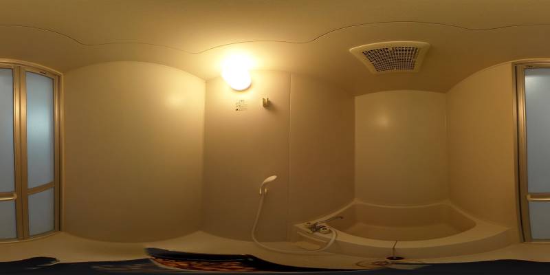 パノラマ画像バスルーム