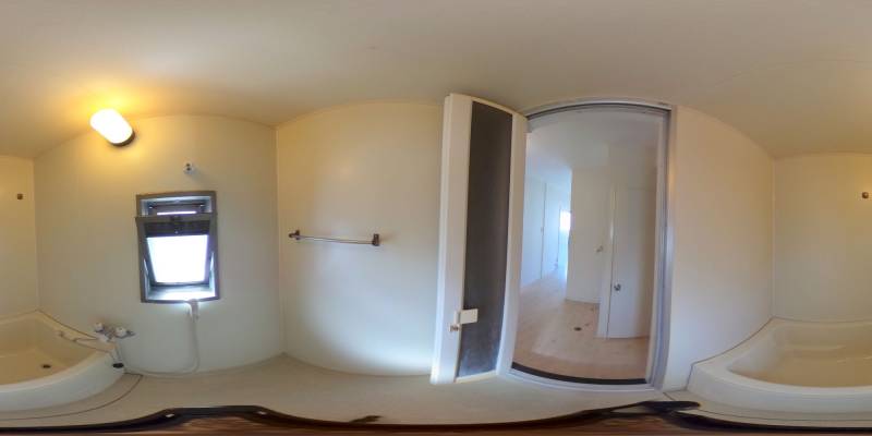 パノラマ画像バスルーム