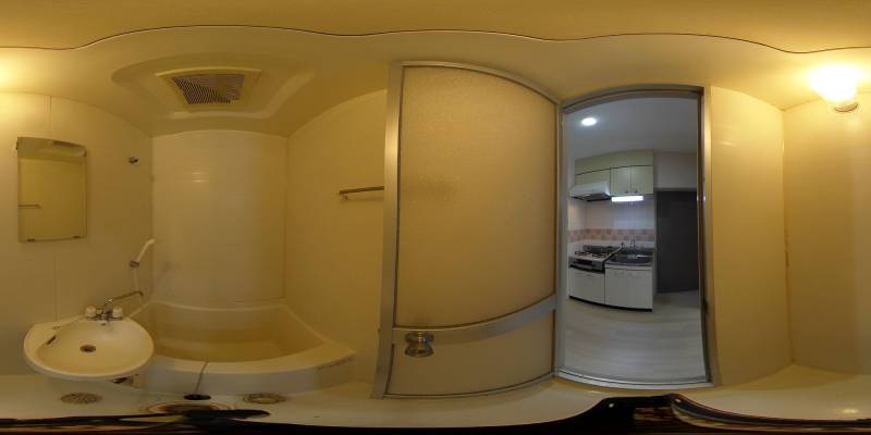 パノラマ画像バスルーム