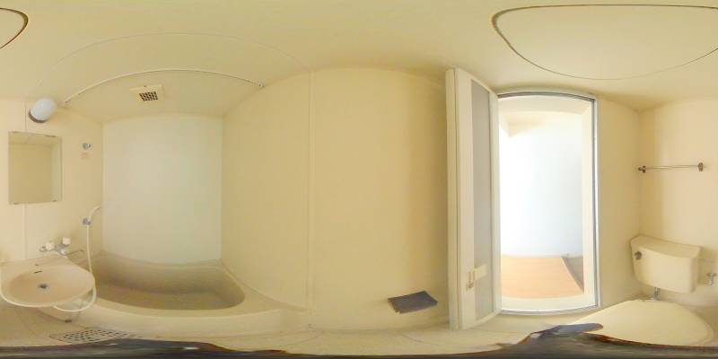 パノラマ画像バスルーム