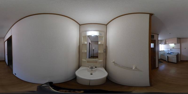 パノラマ画像洗面所