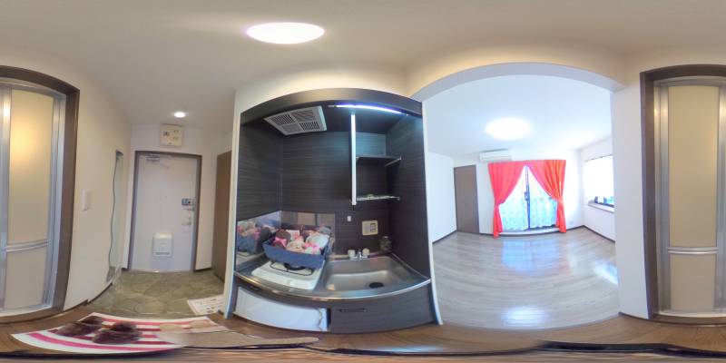 パノラマ画像キッチン