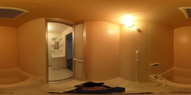 パノラマ画像バスルーム