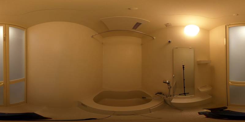 パノラマ画像バスルーム