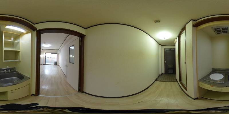 パノラマ画像キッチン