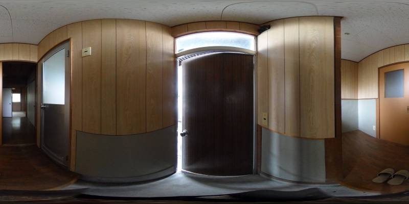 パノラマ画像玄関