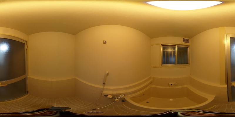 パノラマ画像バスルーム