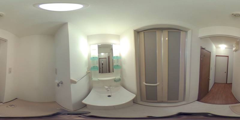 パノラマ画像洗面所