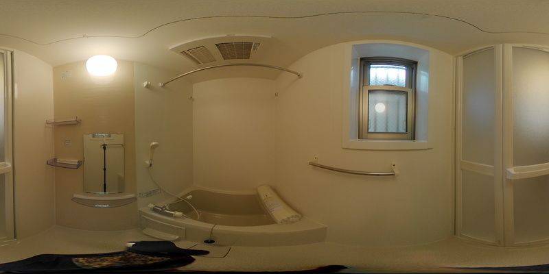 パノラマ画像バスルーム