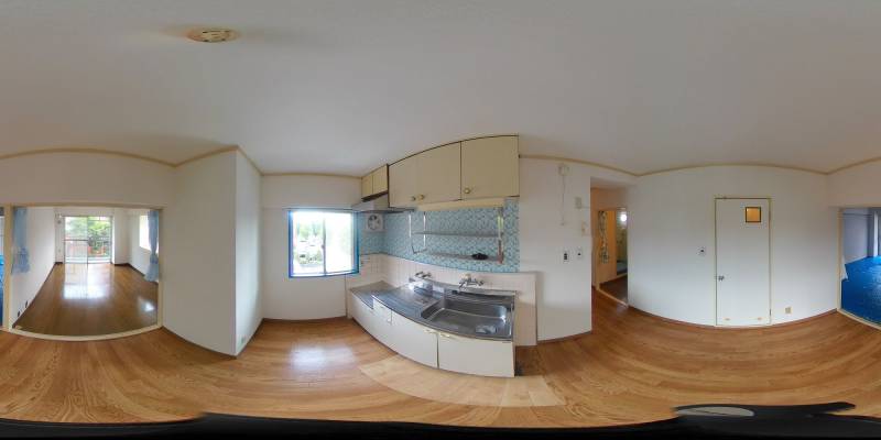 パノラマ画像キッチン