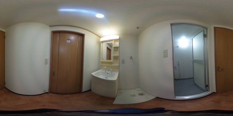 パノラマ画像洗面所