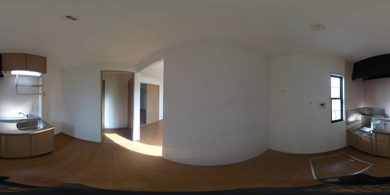 パノラマ画像キッチン