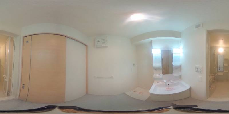 パノラマ画像洗面所