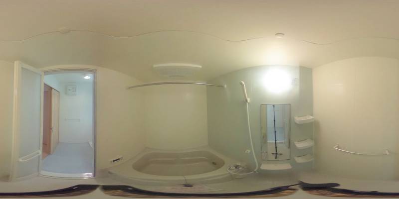 パノラマ画像バスルーム