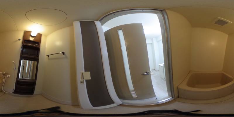 パノラマ画像バスルーム