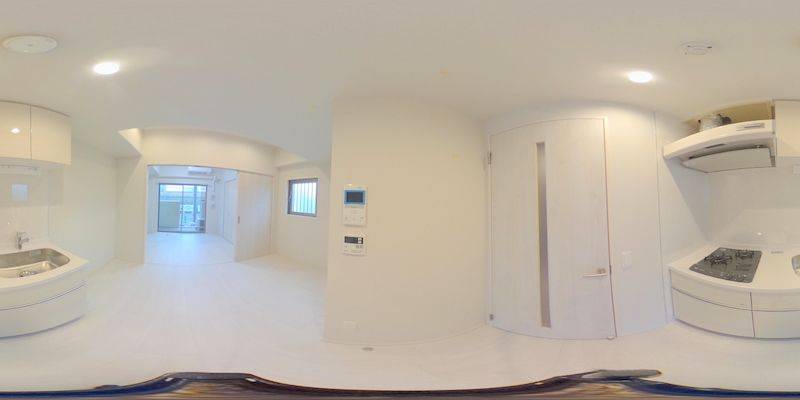 パノラマ画像キッチン