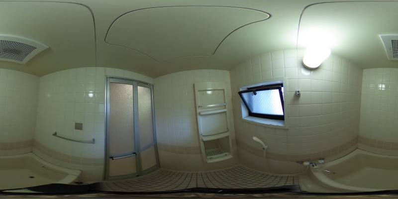 パノラマ画像バスルーム