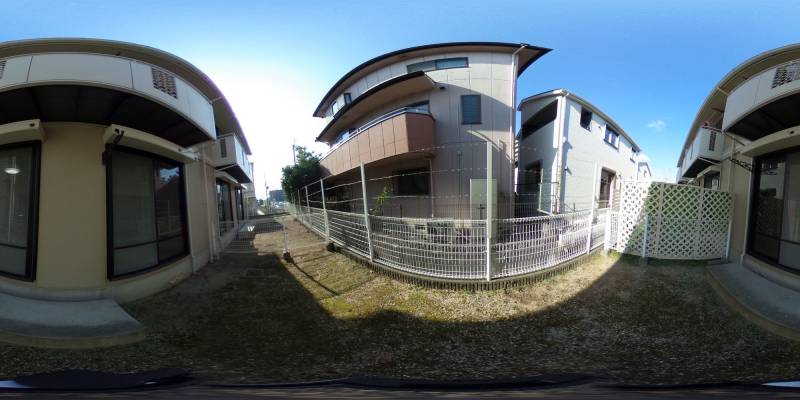 パノラマ画像バルコニー