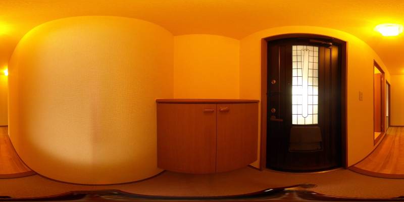 パノラマ画像玄関