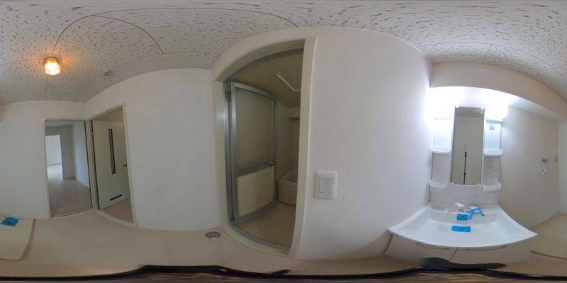 パノラマ画像洗面所