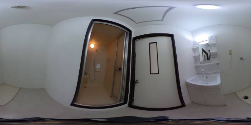 パノラマ画像洗面所