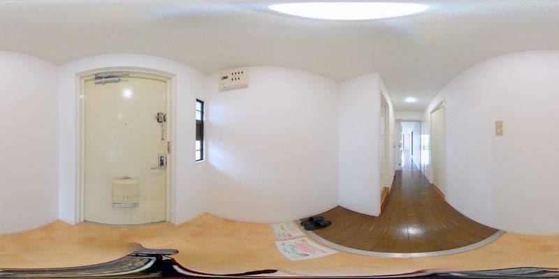 パノラマ画像玄関