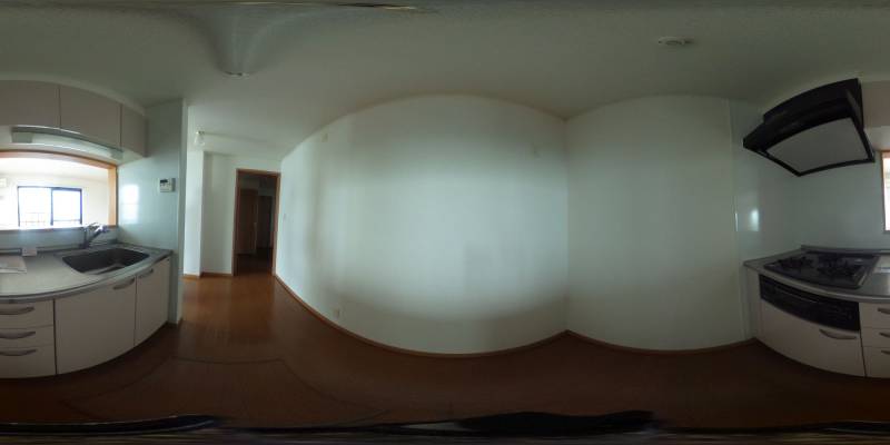 パノラマ画像キッチン