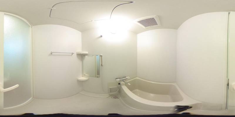 パノラマ画像バスルーム