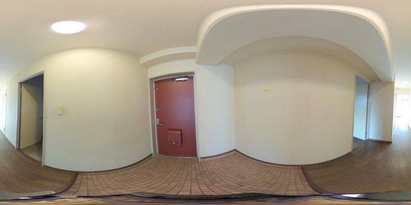 パノラマ画像玄関