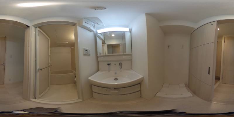 パノラマ画像洗面所