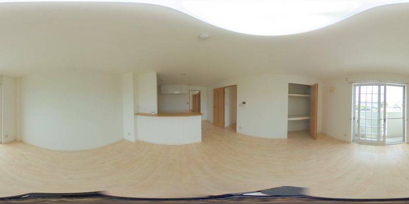 パノラマ画像リビング