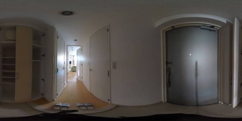 パノラマ画像玄関