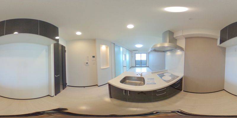 パノラマ画像キッチン