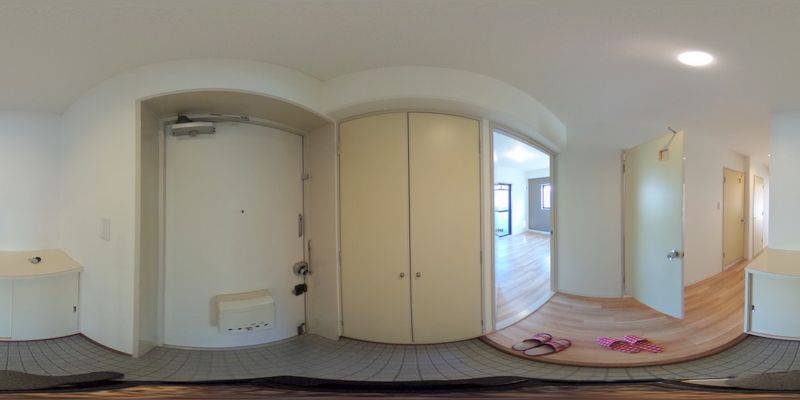 パノラマ画像玄関