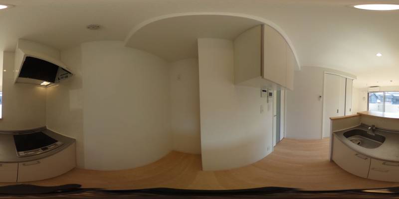 パノラマ画像キッチン