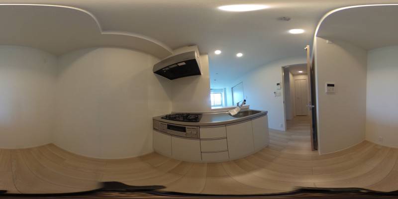 パノラマ画像キッチン