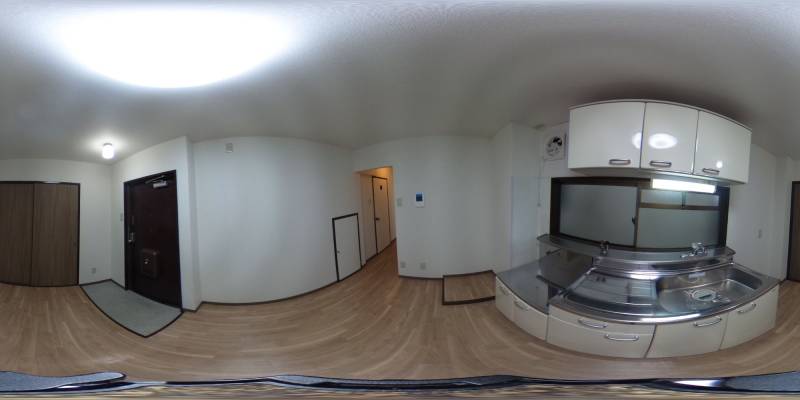 パノラマ画像キッチン