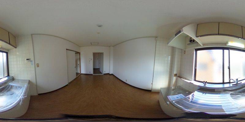 パノラマ画像キッチン