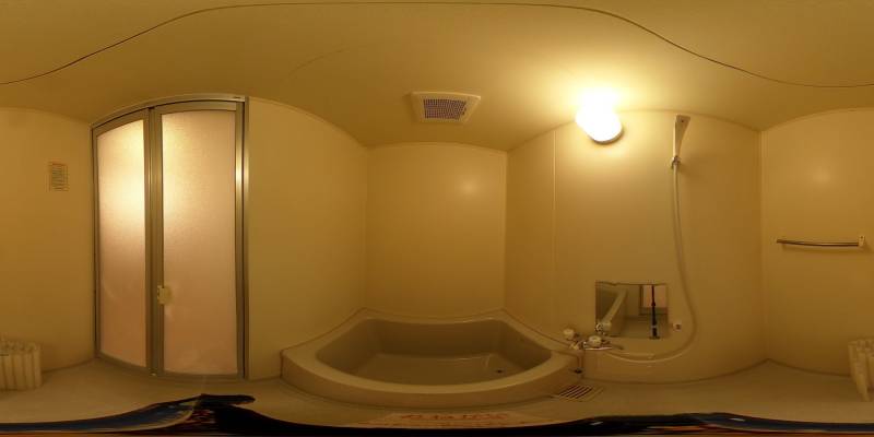 パノラマ画像バスルーム