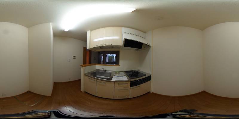 パノラマ画像キッチン