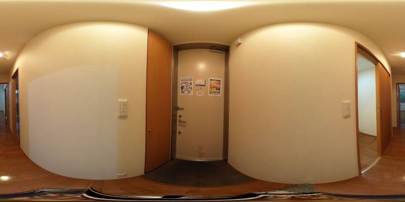 パノラマ画像玄関