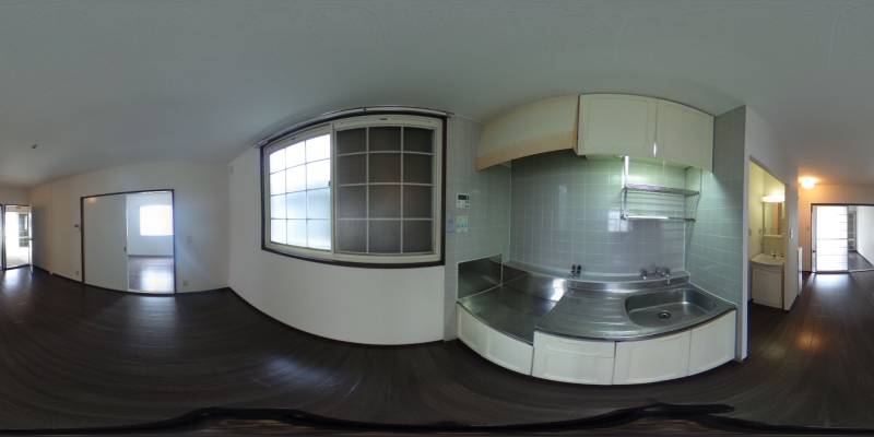 パノラマ画像キッチン