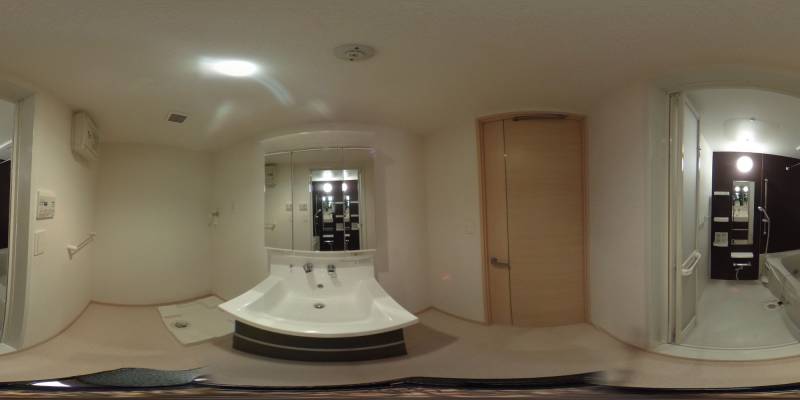 パノラマ画像洗面所