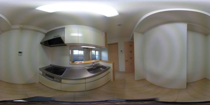 パノラマ画像キッチン