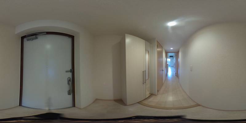 パノラマ画像玄関