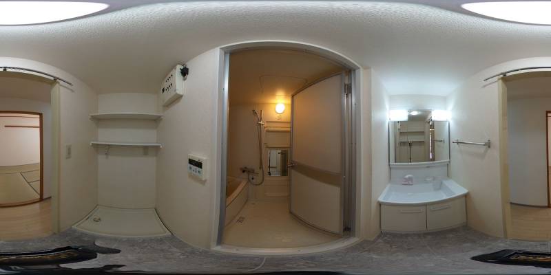 パノラマ画像洗面所