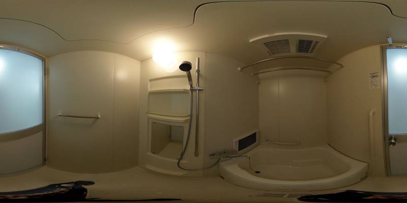 パノラマ画像バスルーム