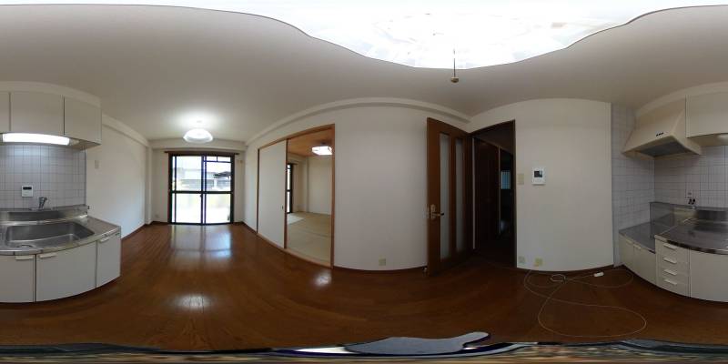 パノラマ画像キッチン