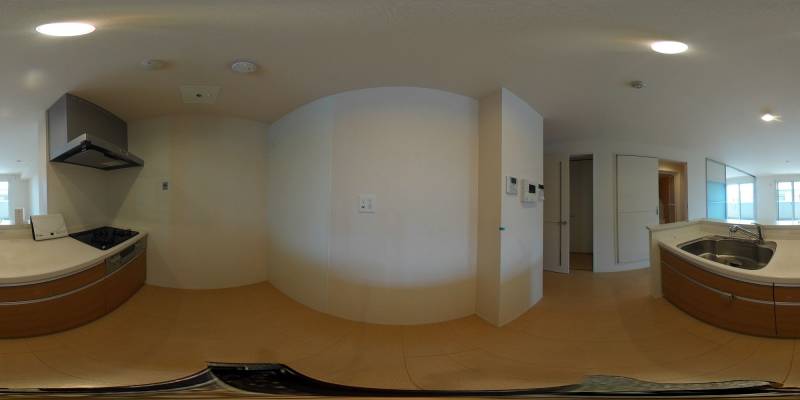 パノラマ画像キッチン