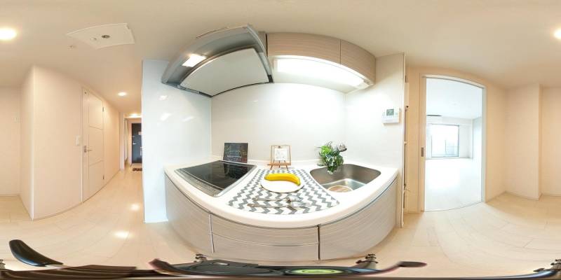 パノラマ画像キッチン